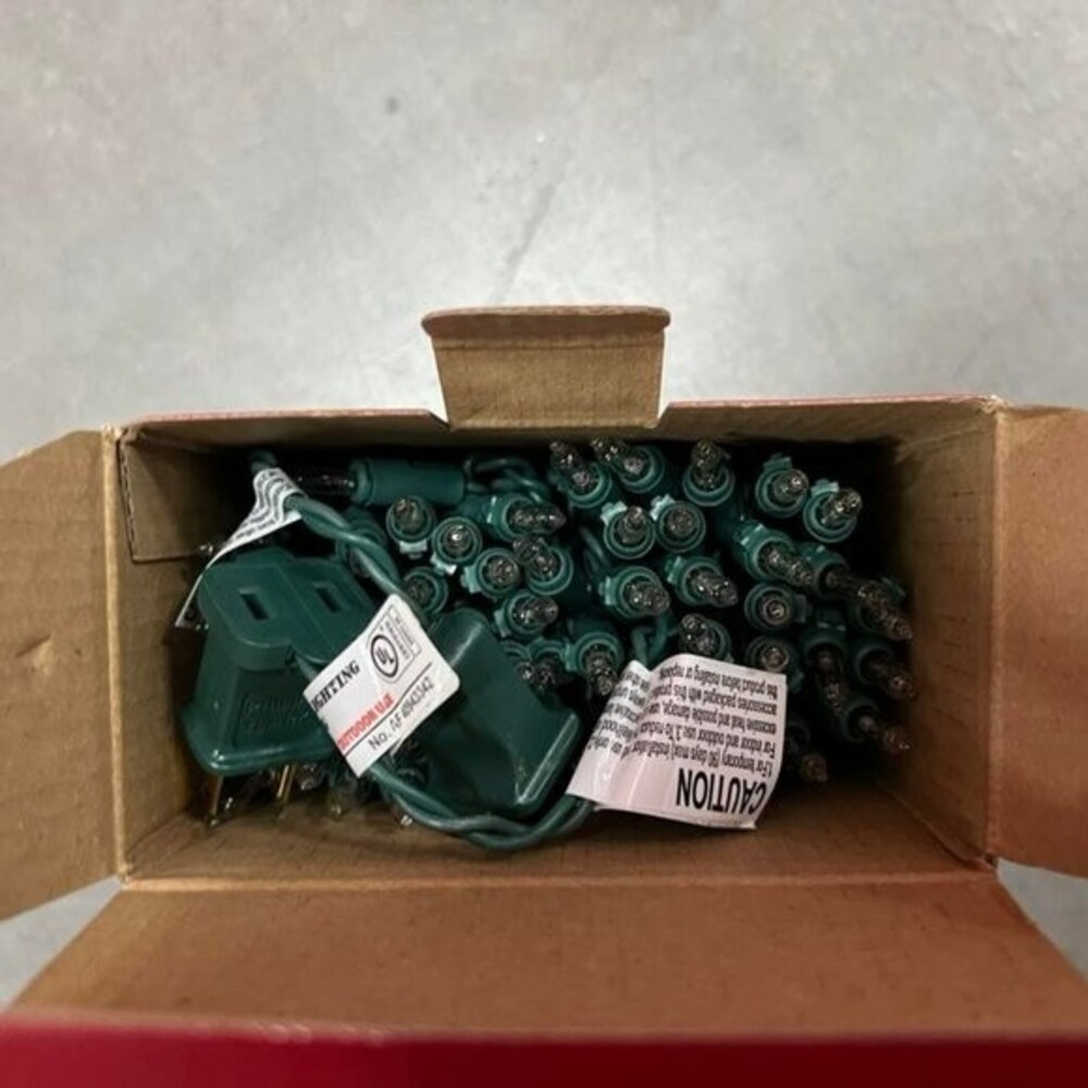 4 Boxes mini lights Clear bulb 100 count Green Wire string indoor outdoor NEW - Picture 3 of 4